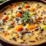 Cozy Autumn Wild Rice Soup
