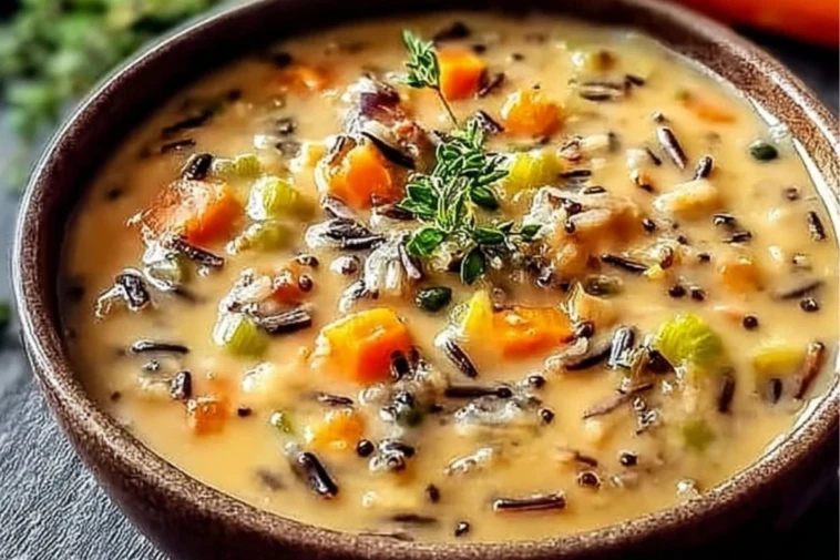Cozy Autumn Wild Rice Soup