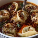 Spicy Dumpling Soup