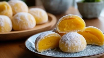 Homemade Mango Mochi