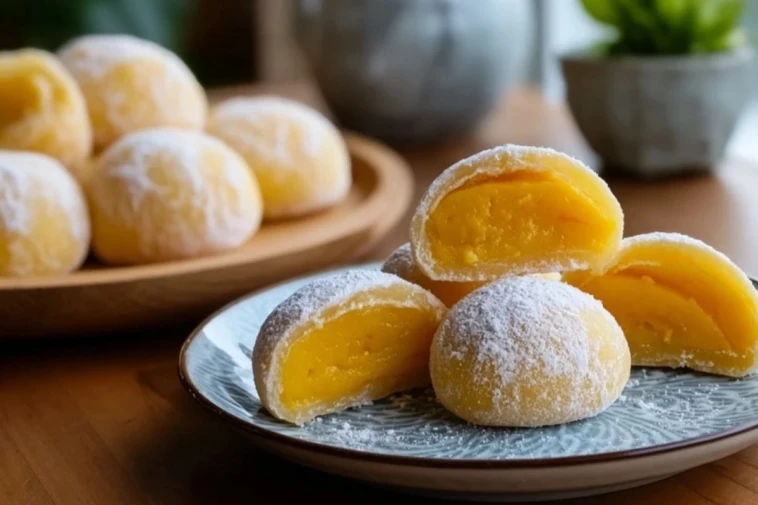 Homemade Mango Mochi