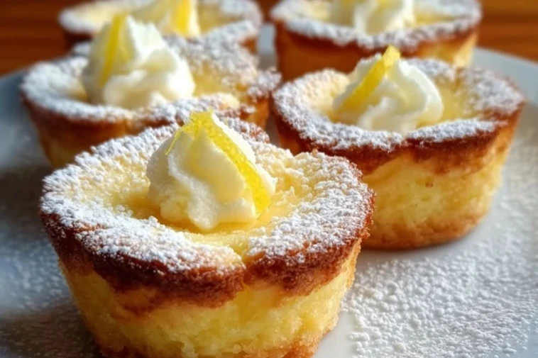 Mini Baby Lemon Impossible Pies