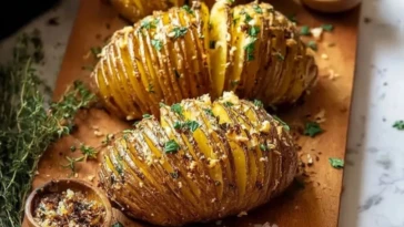 Best Garlic Butter Hasselback Potatoes