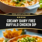Creamy Dairy Free Buffalo Chicken Dip (2)