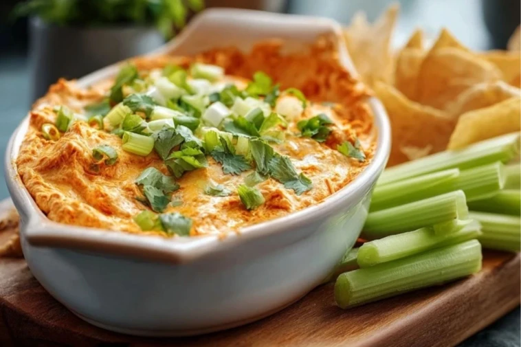 Creamy Dairy Free Buffalo Chicken Dip