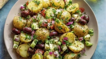Quick Mediterranean Potato Salad