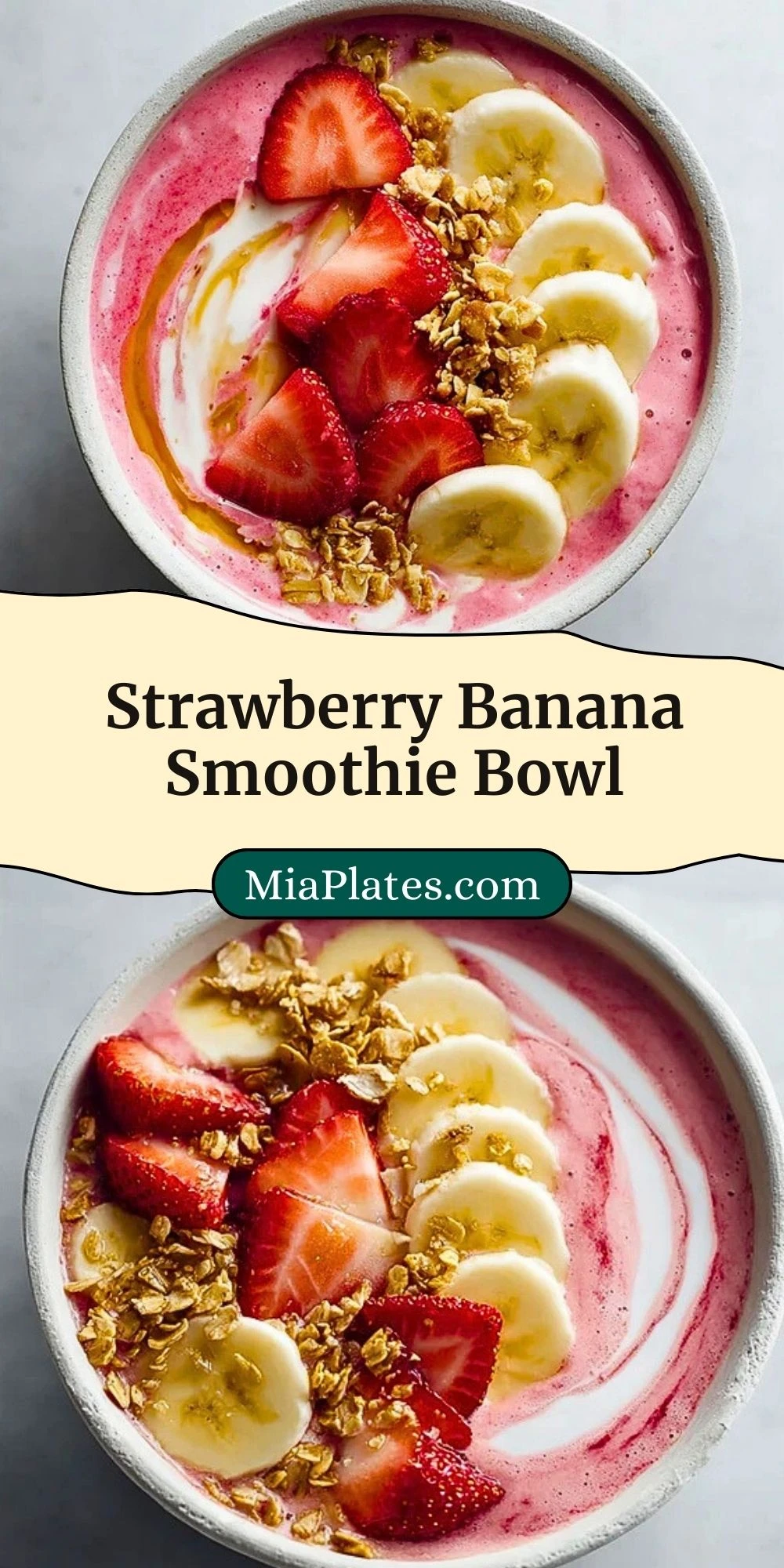 Strawberry Banana Smoothie Bowl (3)