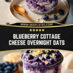 Blueberry Cottage Cheese Overnight Oats (2)