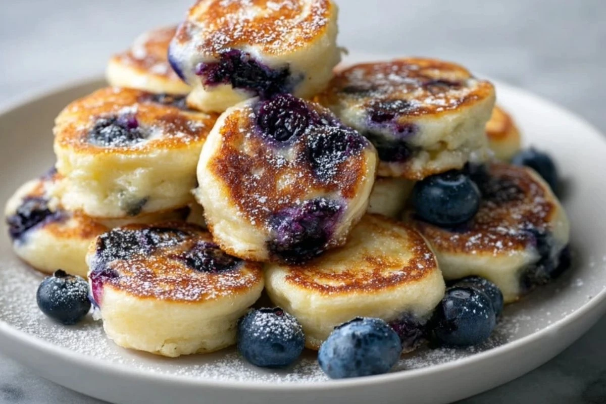 Blueberry Lemon Cottage Cheese Pancake Bites (3)