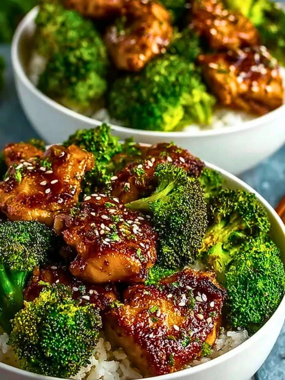 Crispy Chicken Thighs With Broccoli (1)