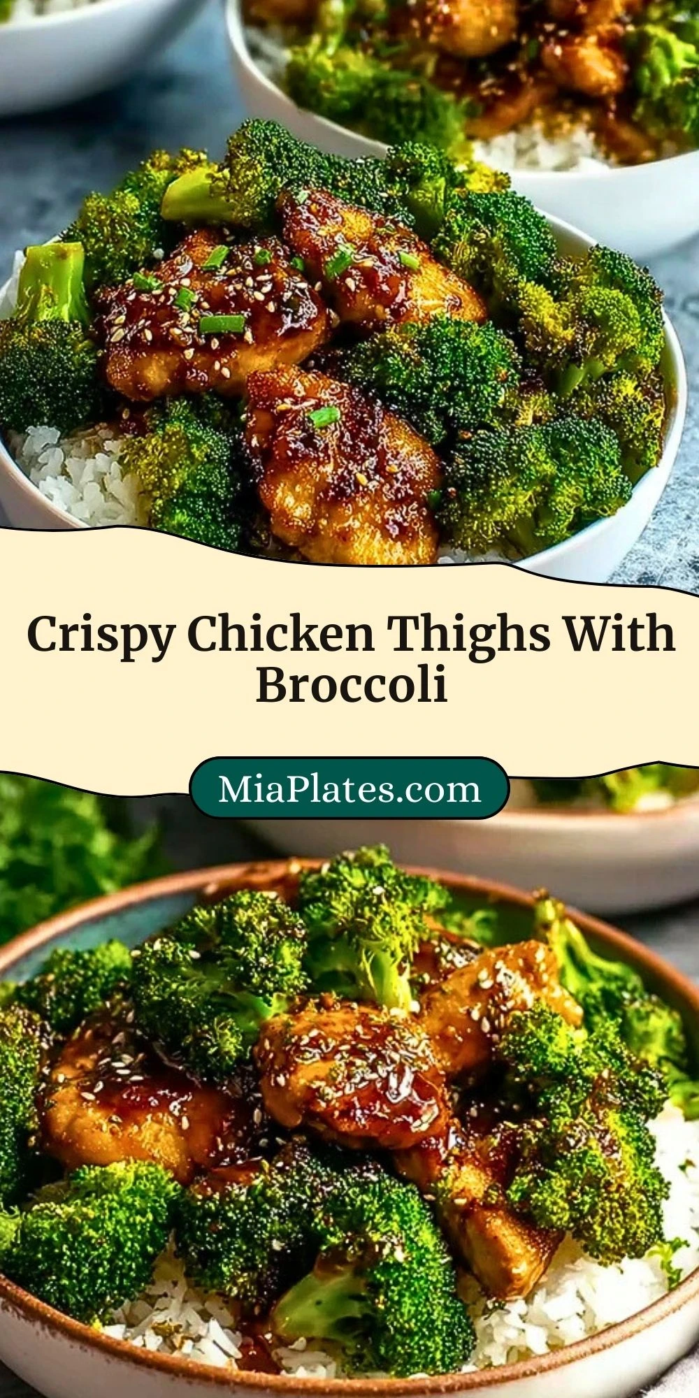 Crispy Chicken Thighs With Broccoli (3)