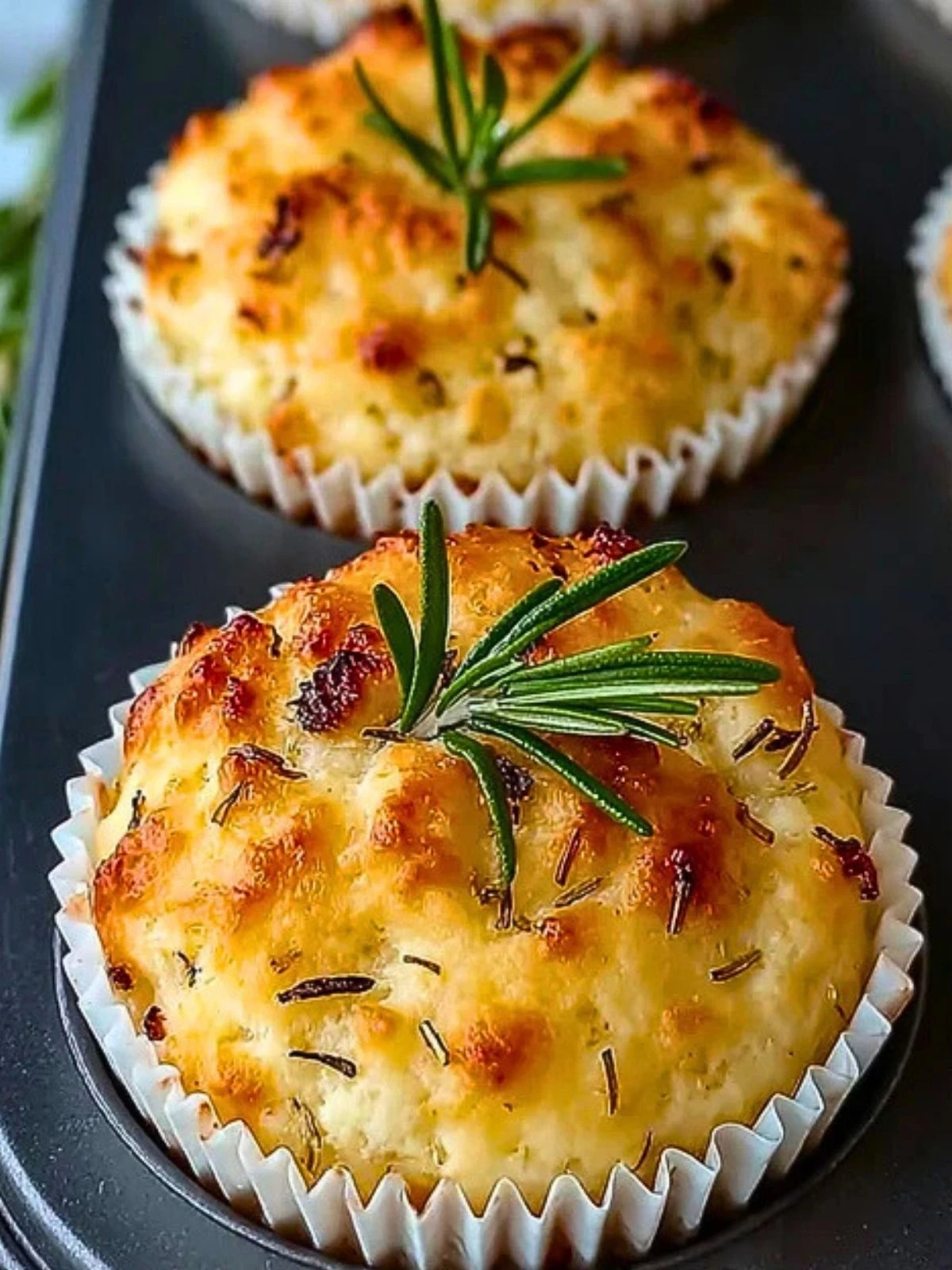 Fluffy Focaccia Muffins (1)