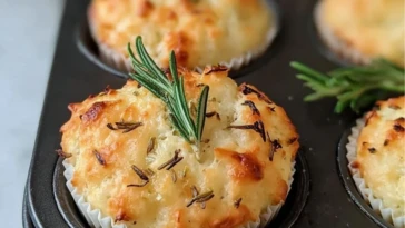 Fluffy Focaccia Muffins