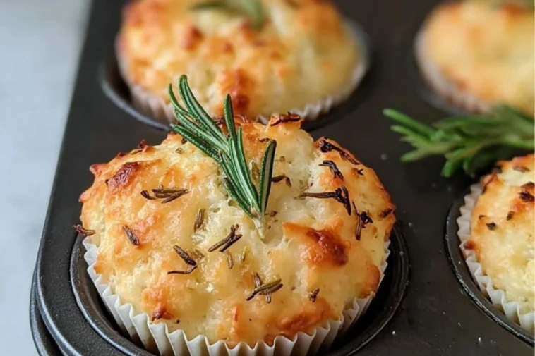 Fluffy Focaccia Muffins