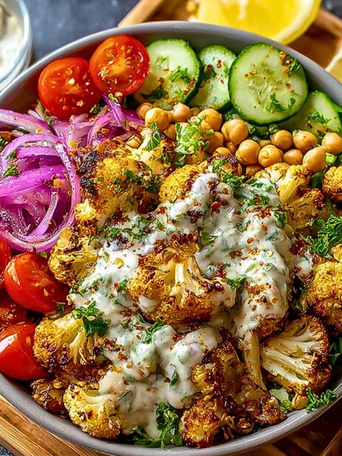 Cauliflower Shawarma Bowl (Easy Sheet Pan Dinner) (1)