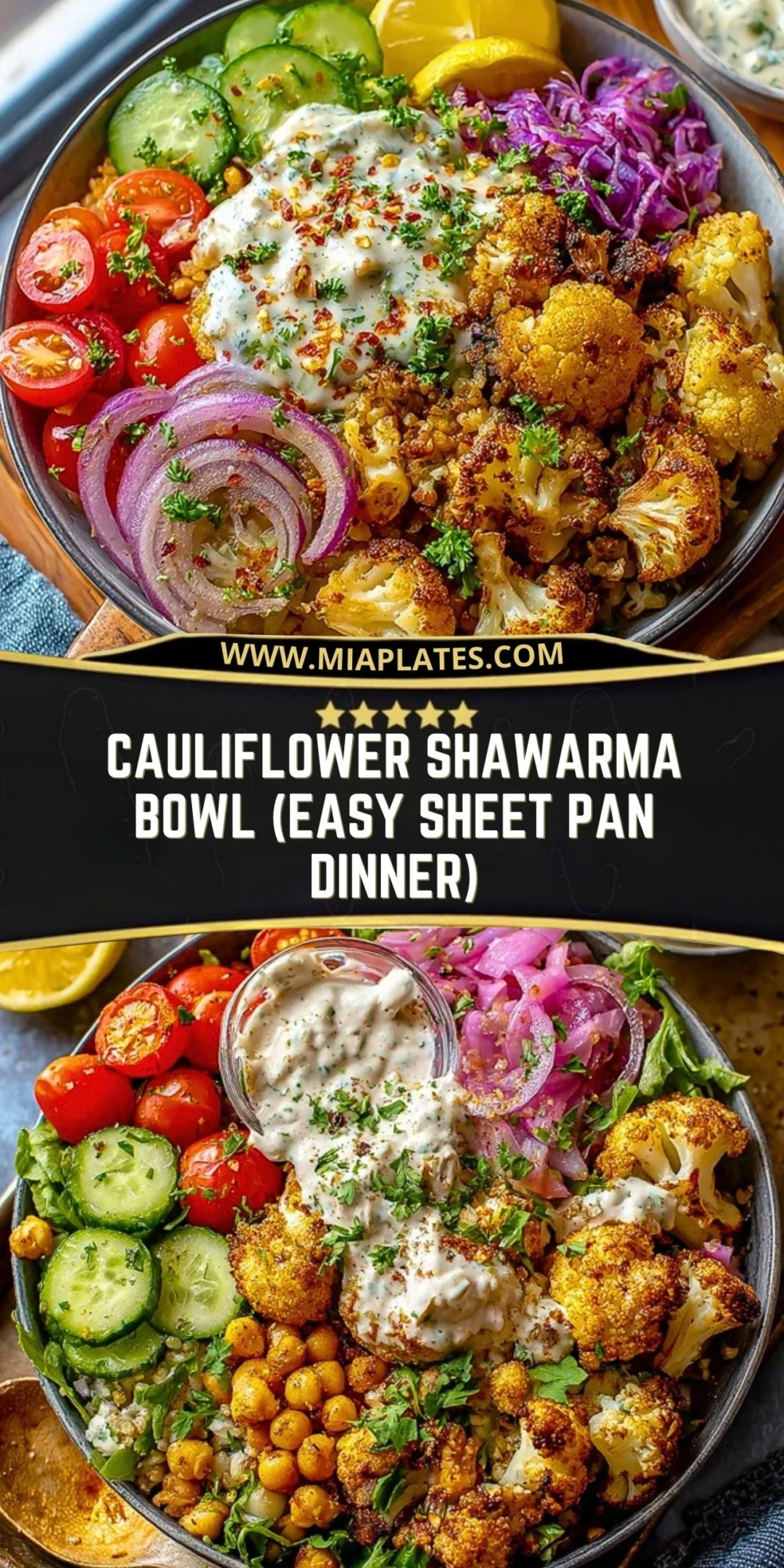 Cauliflower Shawarma Bowl (Easy Sheet Pan Dinner) (2)