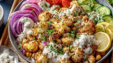 Cauliflower Shawarma Bowl (Easy Sheet Pan Dinner)