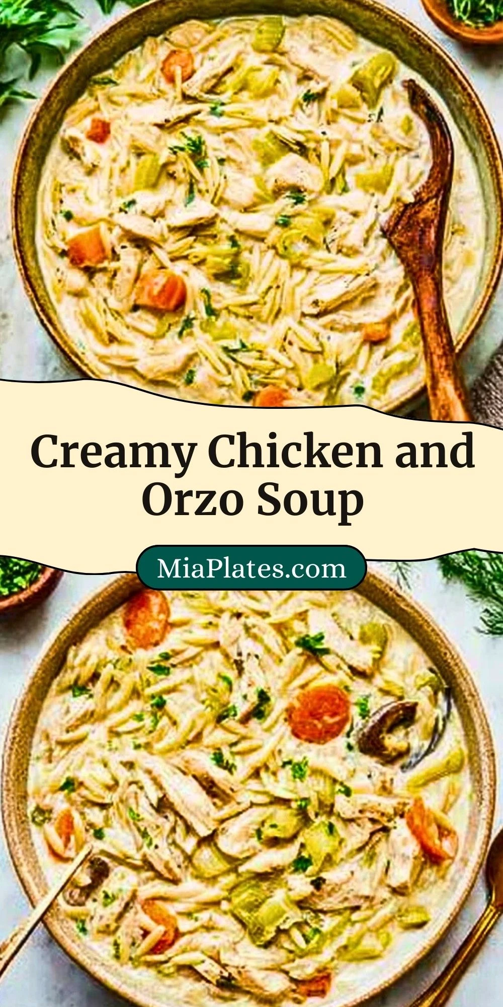 Creamy Chicken and Orzo Soup (3)
