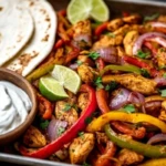Sheet Pan Chicken Fajitas
