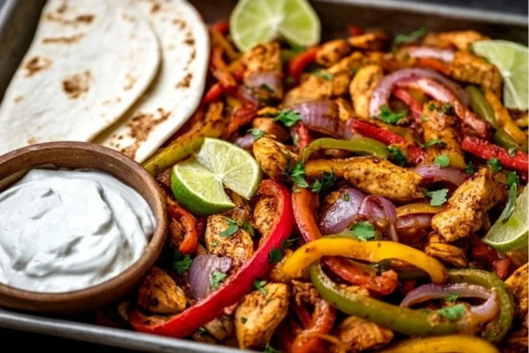 Sheet Pan Chicken Fajitas