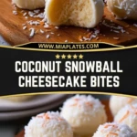 Coconut Snowball Cheesecake Bites (2)