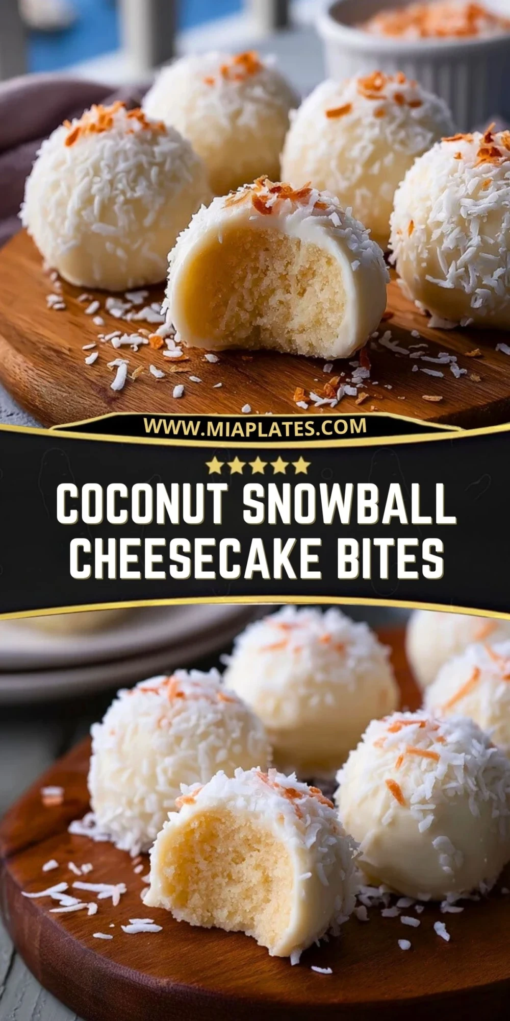 Coconut Snowball Cheesecake Bites (2)