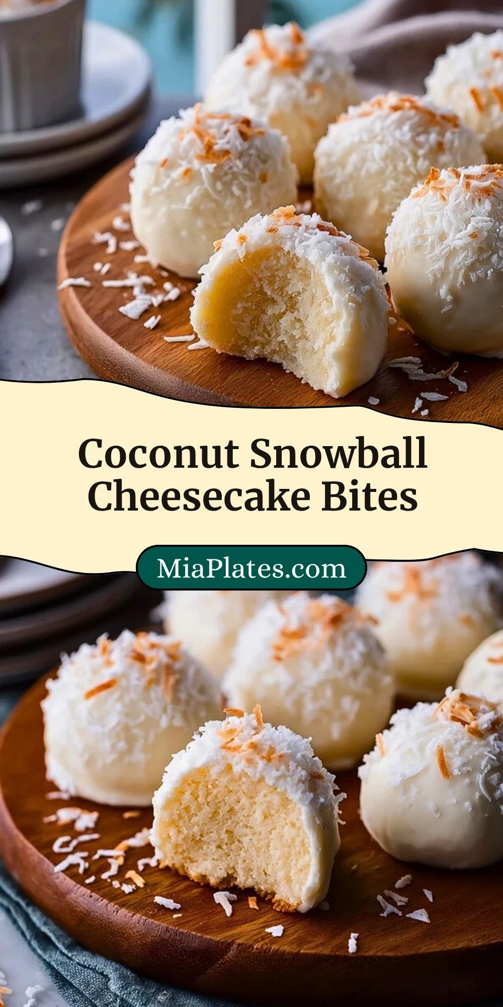 Coconut Snowball Cheesecake Bites (3)