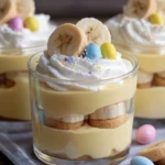 Easter Banana Pudding Cups