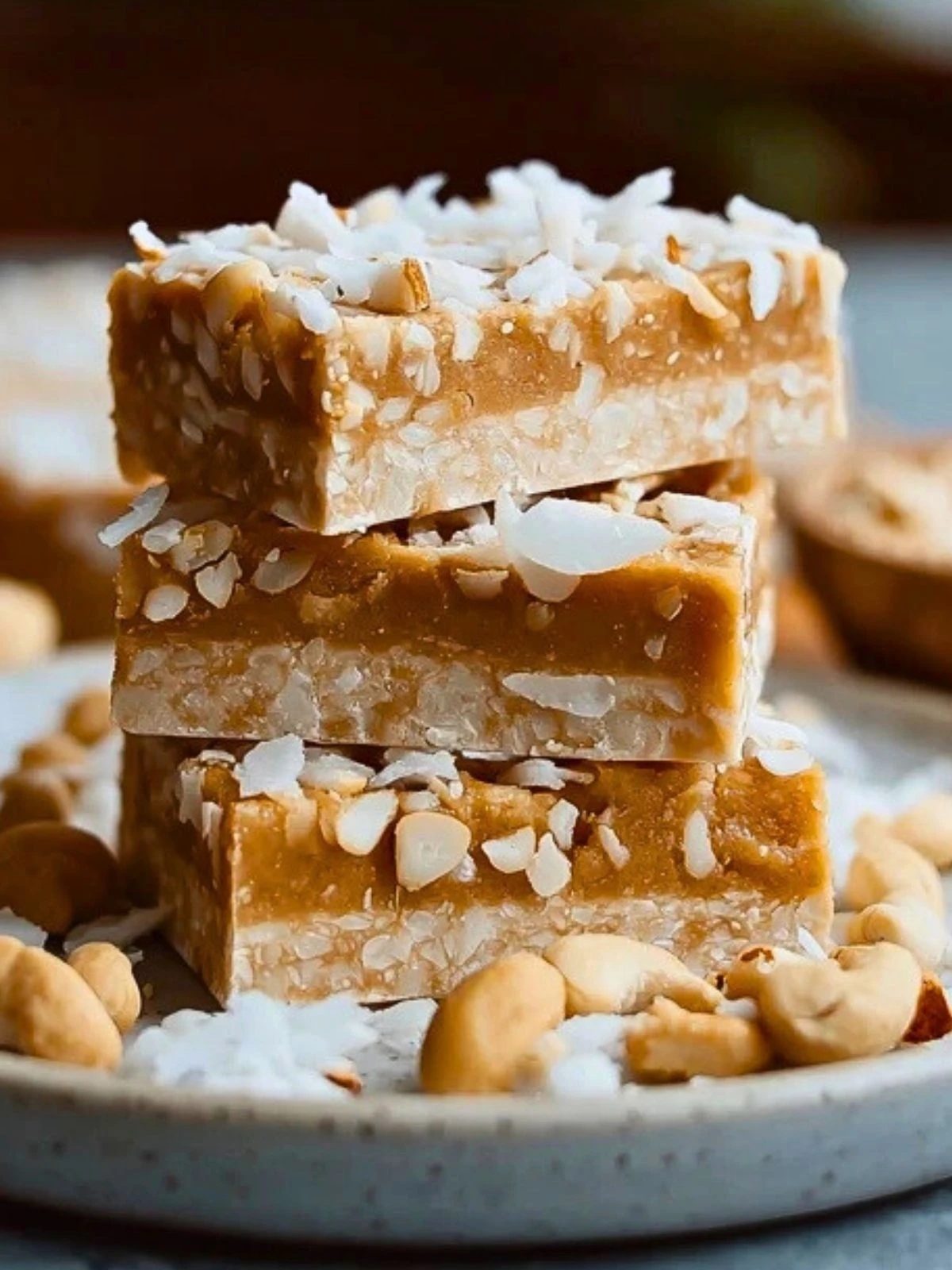 Healthy Coconut Vanilla Protein Bars (1)