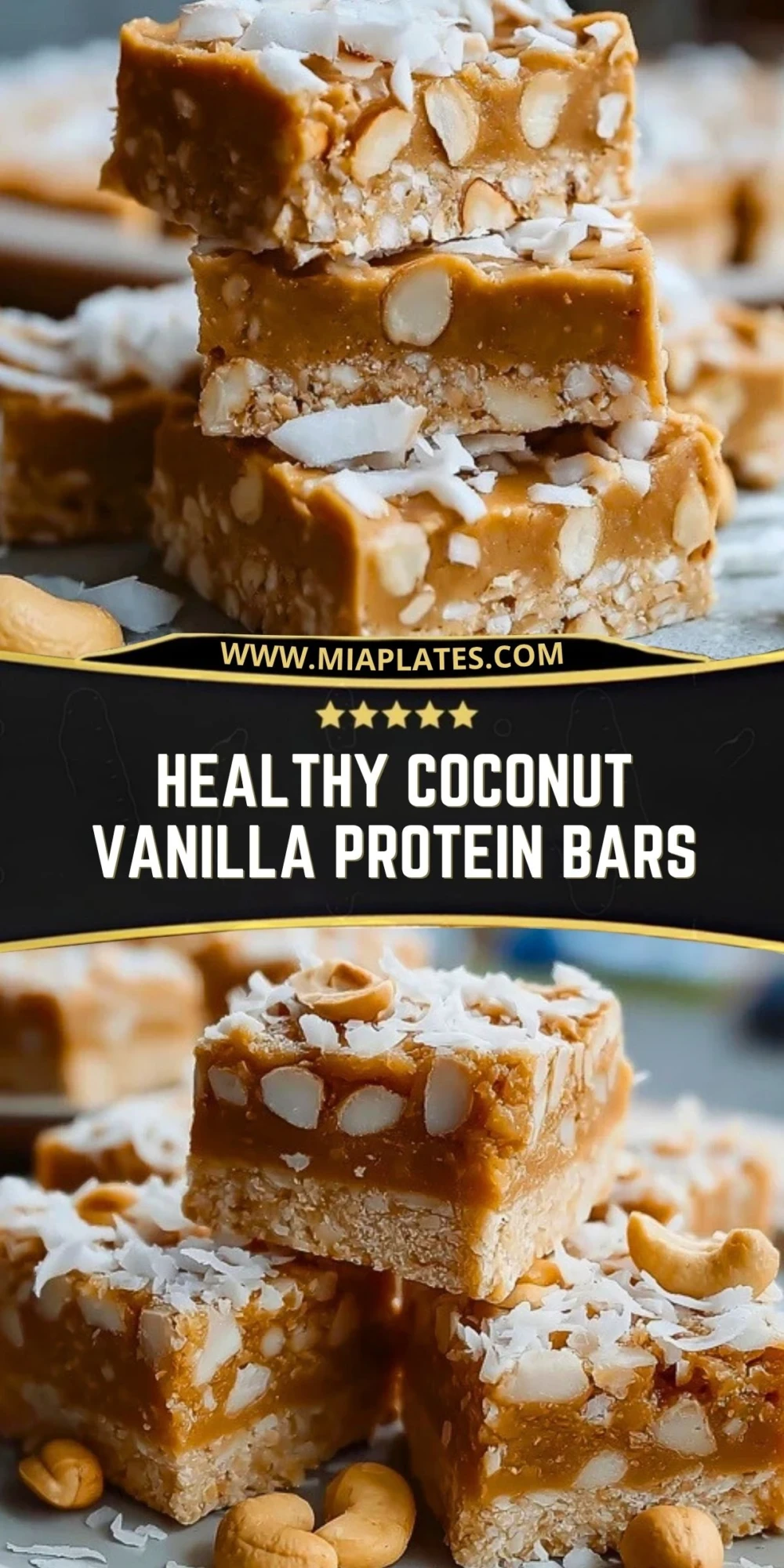 Healthy Coconut Vanilla Protein Bars (2)