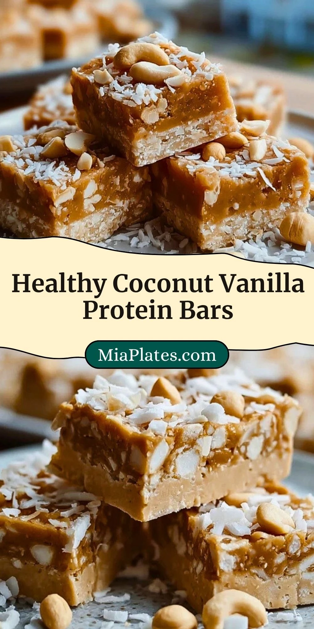 Healthy Coconut Vanilla Protein Bars (3)