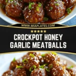 Crockpot Honey Garlic Meatballs (2)