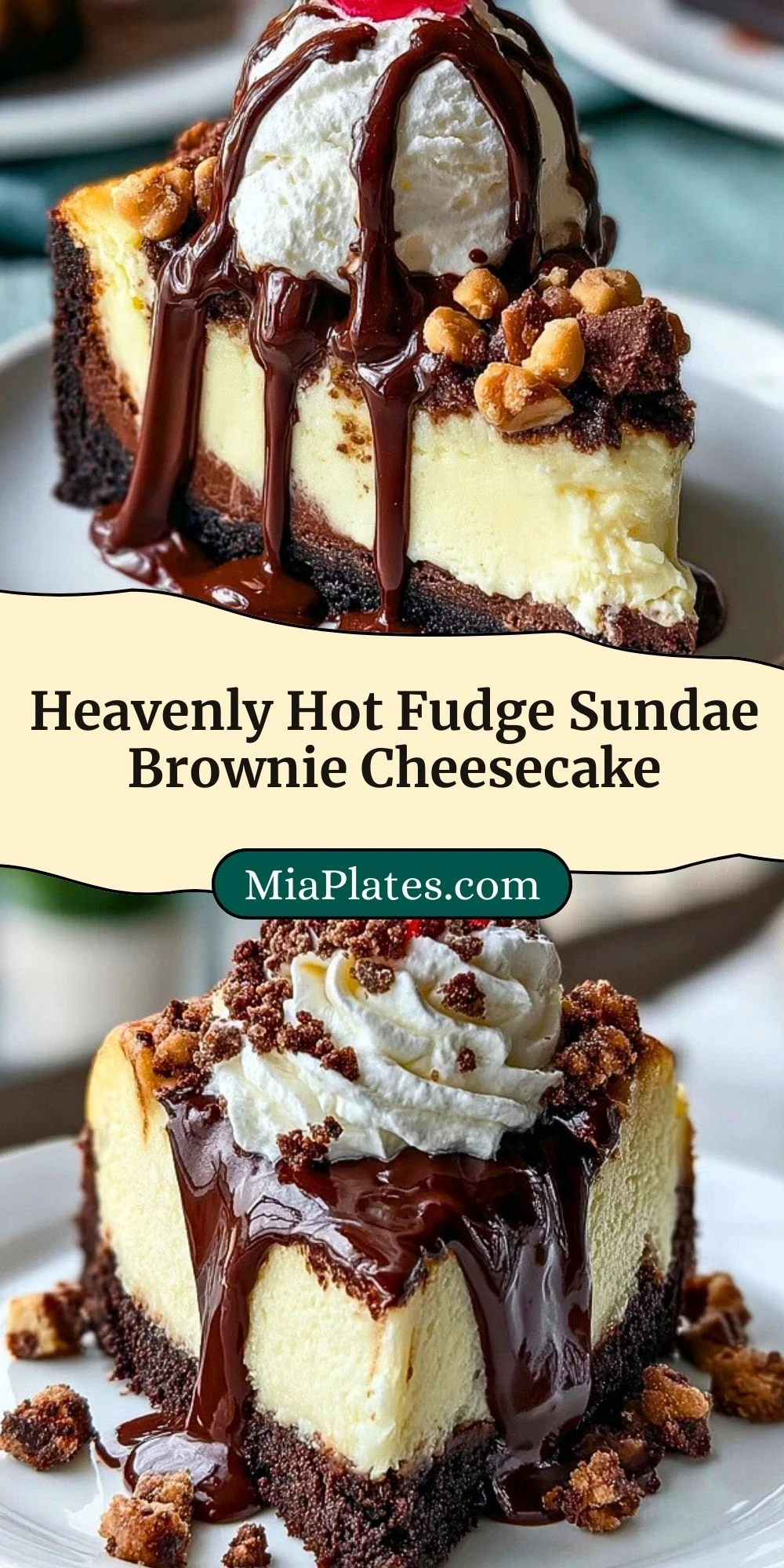 Heavenly Hot Fudge Sundae Brownie Cheesecake (2)