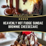Heavenly Hot Fudge Sundae Brownie Cheesecake (3)