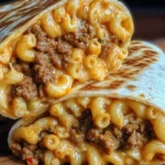 Sloppy Joe Mac & Cheese Wrap
