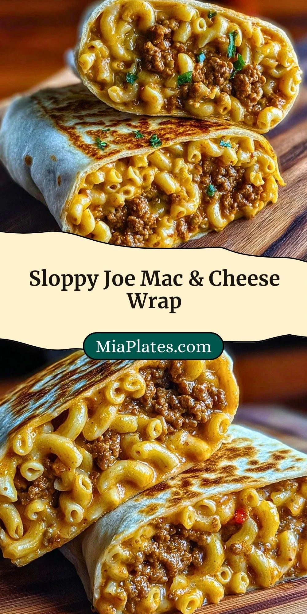 Sloppy Joe Mac & Cheese Wrap (3)