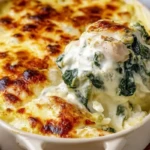 Classic Creamy Chicken And Spinach Casserole