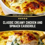 Classic Creamy Chicken And Spinach Casserole (2)