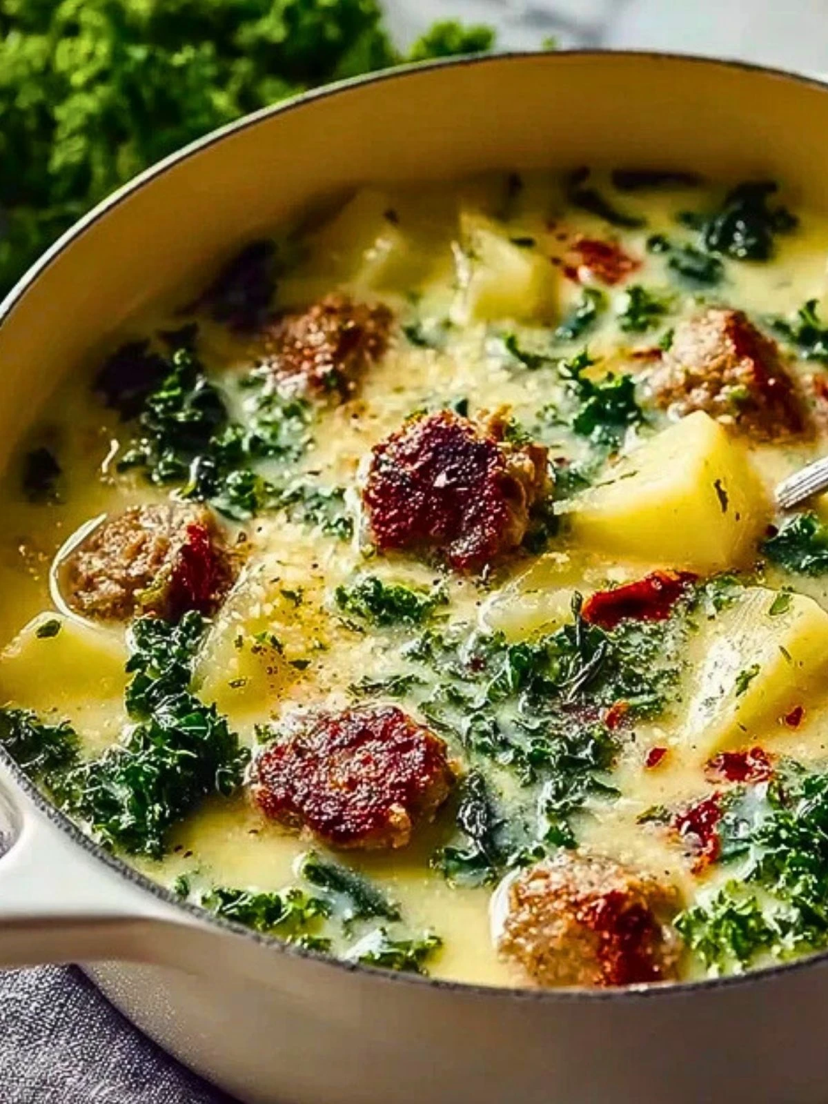 Classic Olive Garden Sausage Kale And Potato Soup (1)