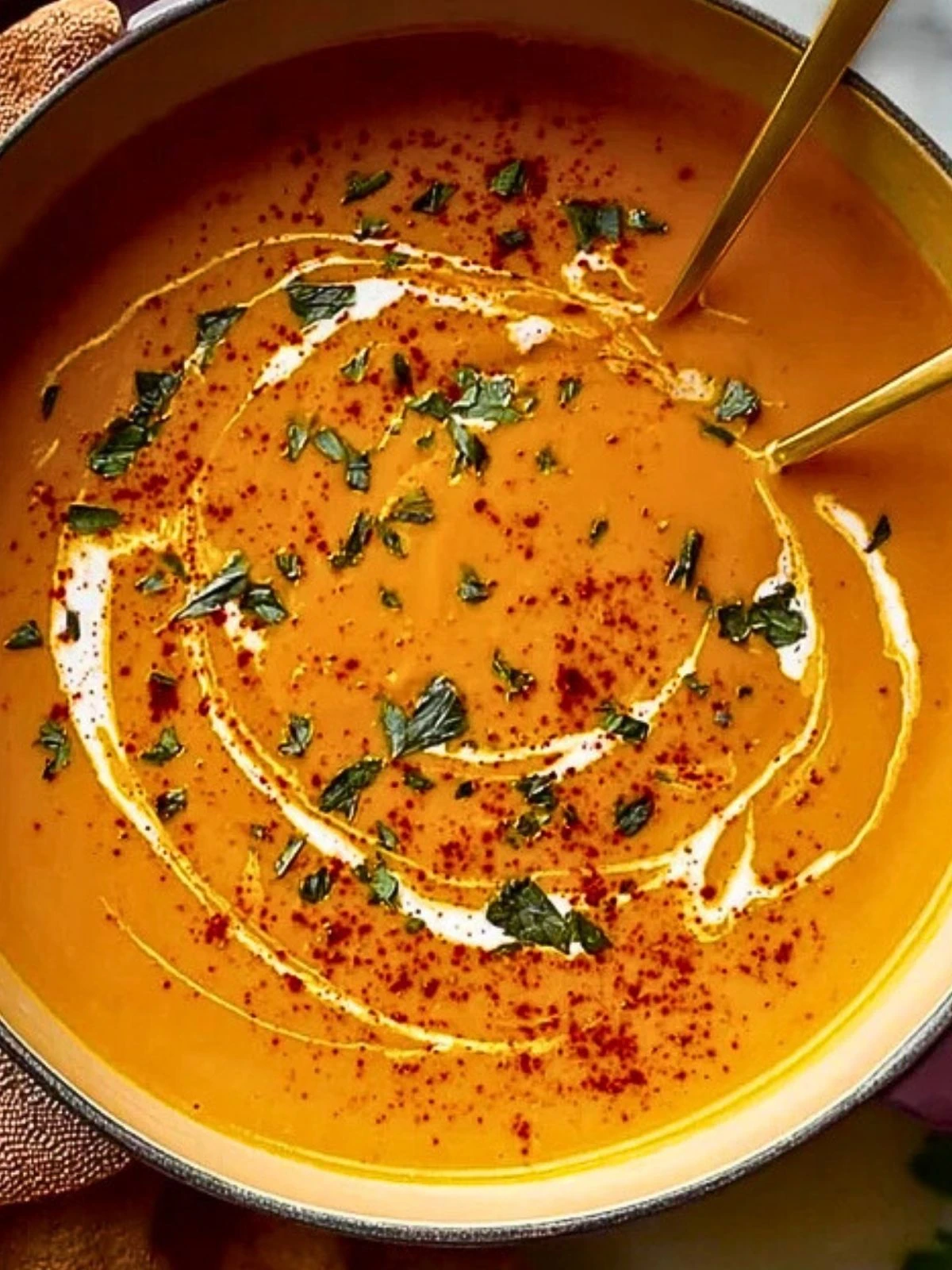 Satisfying Gluten And Dairy Free Sweet Potato Soup (1)