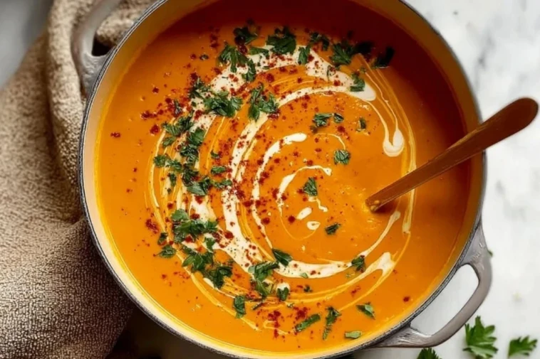 Satisfying Gluten And Dairy Free Sweet Potato Soup