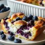 Blueberry Cottage Cheese Breakfast Bake