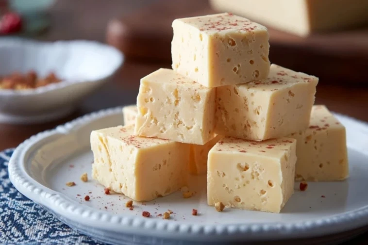 Easy Eggnog Fudge
