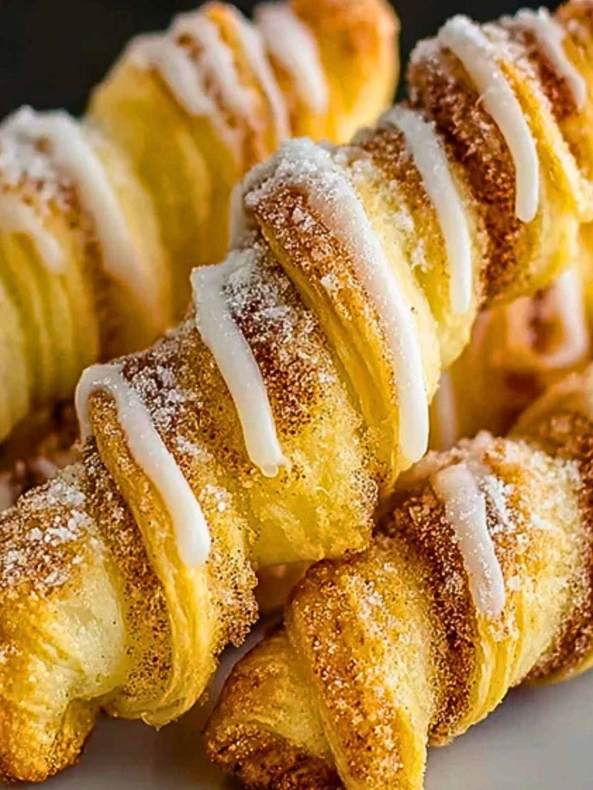 Baked Cinnamon Twists with Crescent Rolls (1)