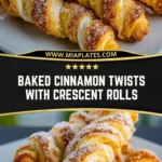 Baked Cinnamon Twists with Crescent Rolls (2)