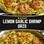 Lemon Garlic Shrimp Orzo (2)