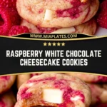 Raspberry White Chocolate Cheesecake Cookies (1)