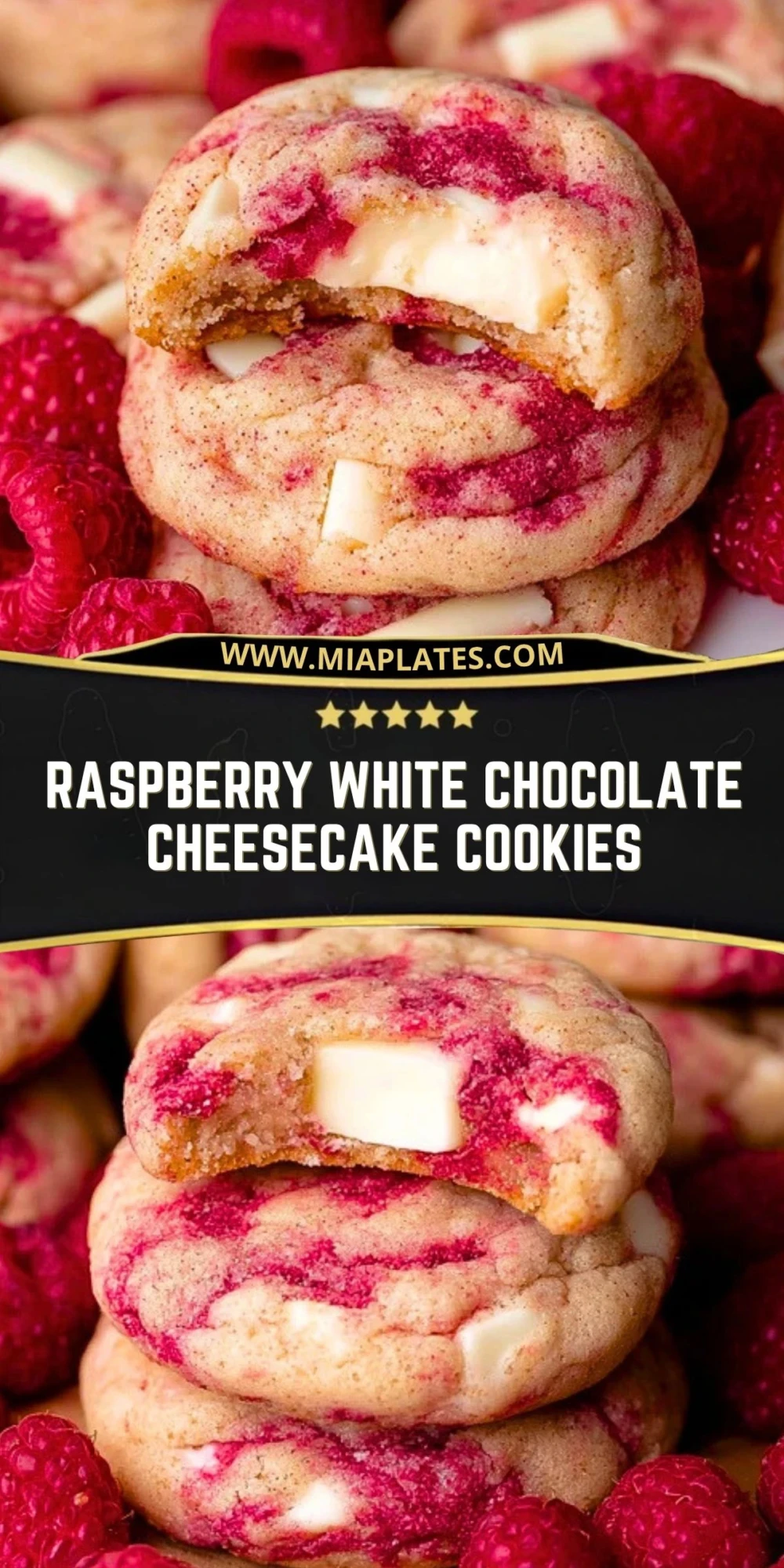 Raspberry White Chocolate Cheesecake Cookies (1)