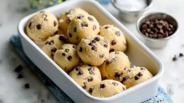 Gluten-Free Cottage Cheese Cookie Dough Bites