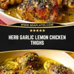 Herb Garlic Lemon Chicken Thighs (2)
